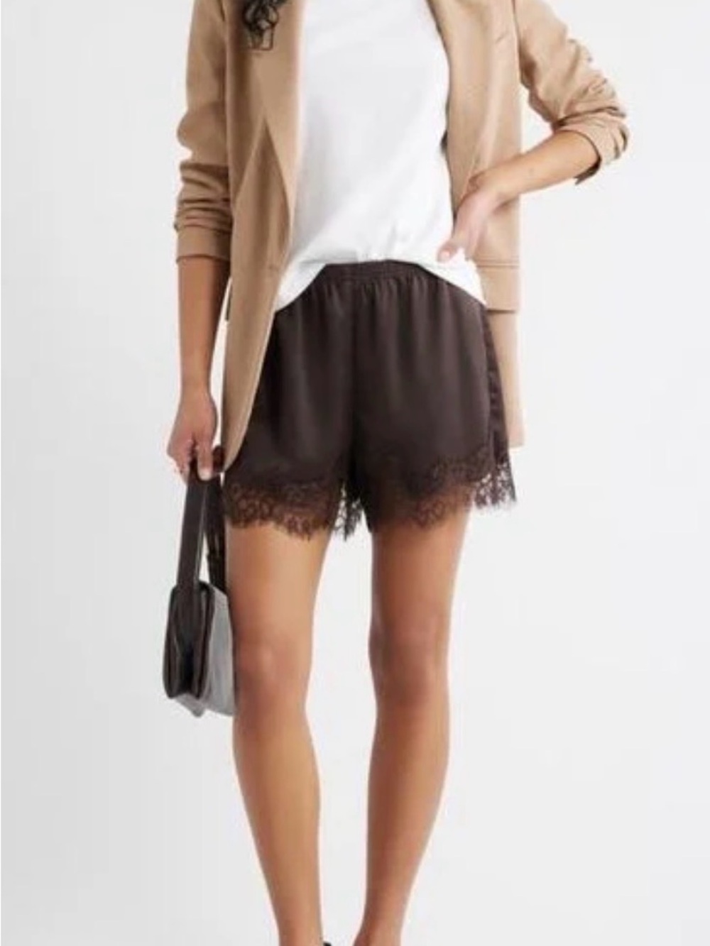 Lace Trim Women's Shorts